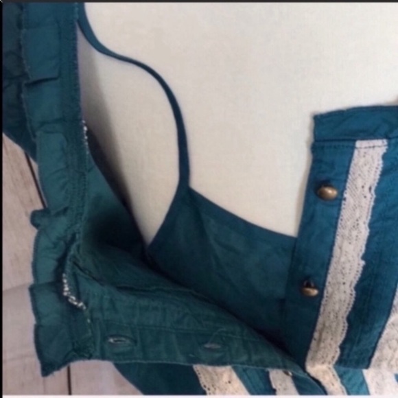 Converse Lace & Ruffle Button Top Sleeveless Dress - Picture 7 of 7